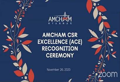 The American Chamber of Commerce in Myanmar CSR Excellence Award